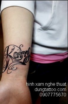 xam chu hoa van co tay dep