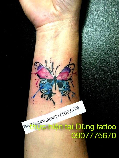 hinh xam buom mau nho co tay