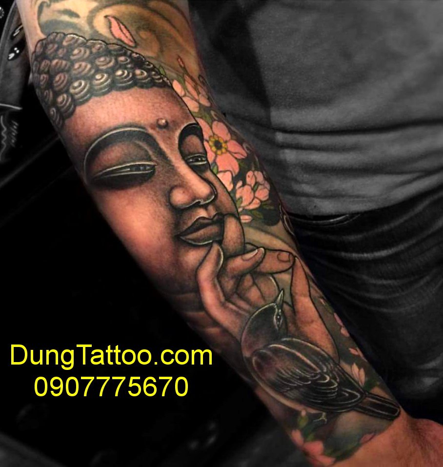 hinh xam phat canh tay the loai ton giao phat chua zeus jesus gie su