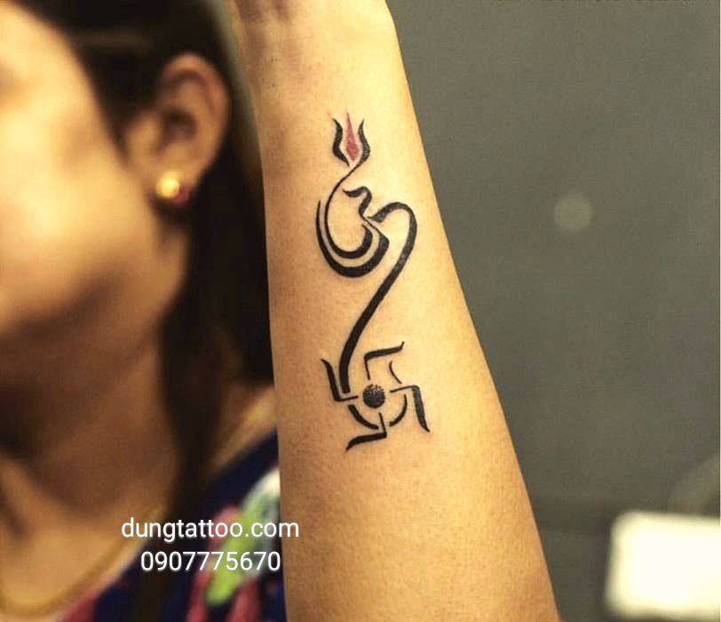 hình xăm chữ phạn ả rập hin đu dũng thực hiện 0907775670